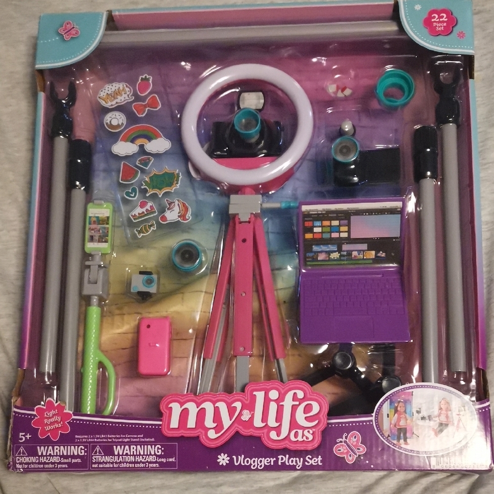 Vlogger Play Set - Pink and Purple